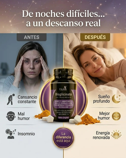 Bisglicinato de Magnesio | Alta Absorción, Sueño Profundo